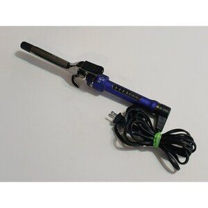 Ion Pro Curling Iron Adjustable Heat 450F Model 301182 Purple and Black One Size